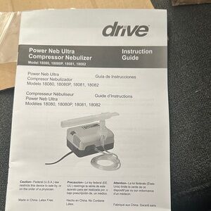 Drive Power Neb Ultra Compressor Nebulizer - Gray never been used
